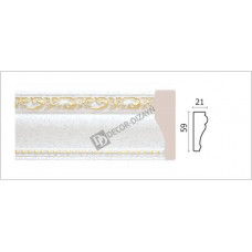 Молдинг малый161-30G Decor Dizayn