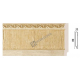 Плинтус малый с каб. каналом Decor Dizayn 144-5 Полистирол 2400*80*11 мм
